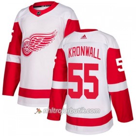 Dame Ishockey Detroit Red Wings Tröja Niklas Kronwall 55 Adidas 2017-2018 Vit Authentic